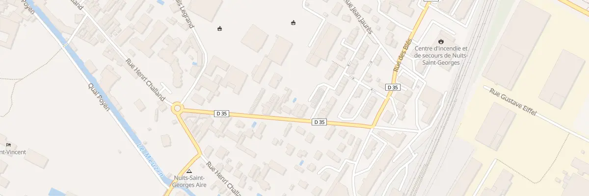 Plan du 15 Rue des Seuillets à Nuits-Saint-Georges