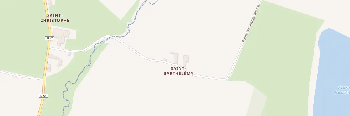 Plan du 5007 Saint Barthelemy à Sandrans