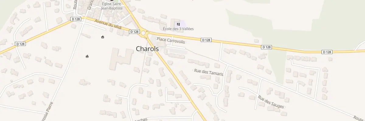 Plan du 110 Pl Carrovolis à Charols