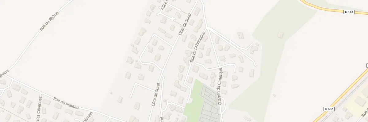Plan du 6 Lot l’Abricotine à Saint-Marcel-lès-Valence