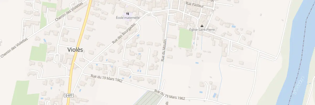 Plan du 5653 Rue du Vieux Moulin à Violès