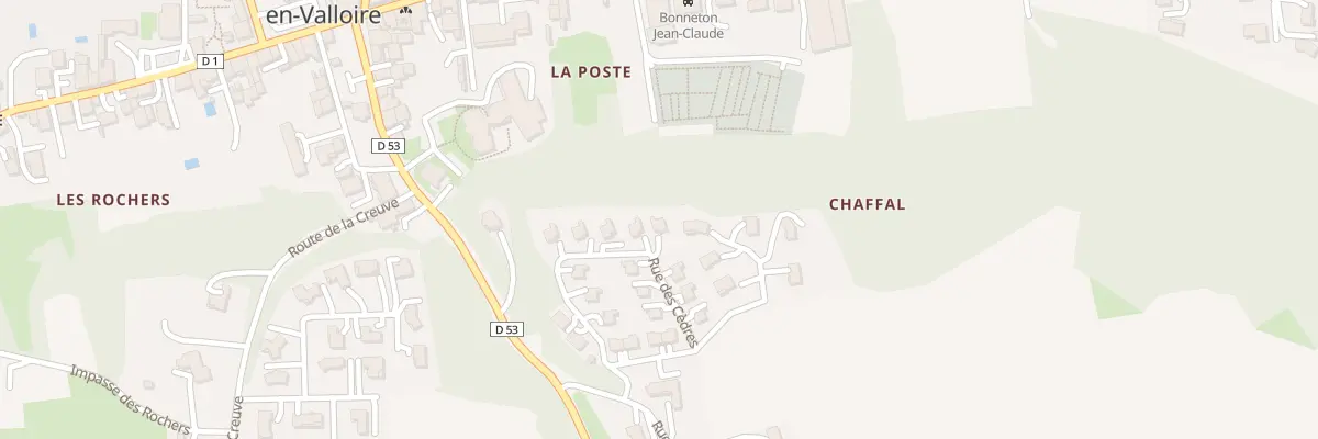 Plan du 5 Rue des Cedres à Saint-Sorlin-en-Valloire