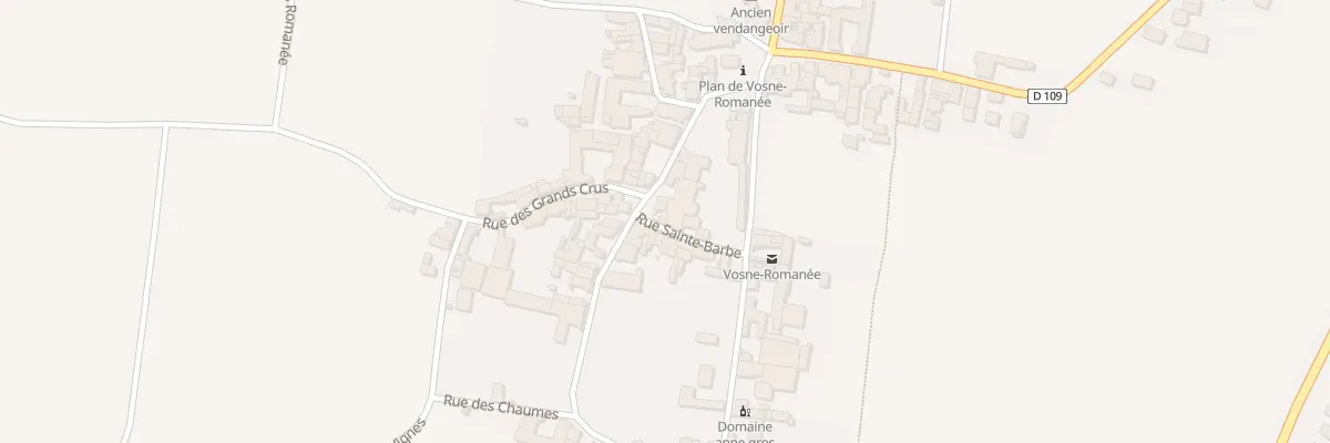 Plan du 5 Rue du Château à Vosne-Romanée