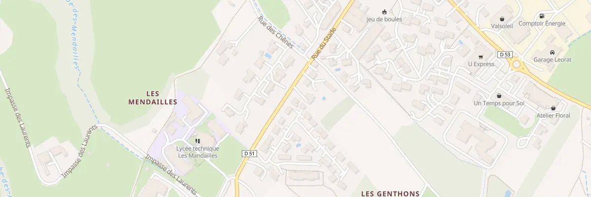 Plan du 6 Imp Mesanges à Châteauneuf-de-Galaure