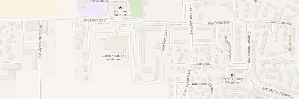 Plan du 114 Rue Emile Zola à Décines-Charpieu