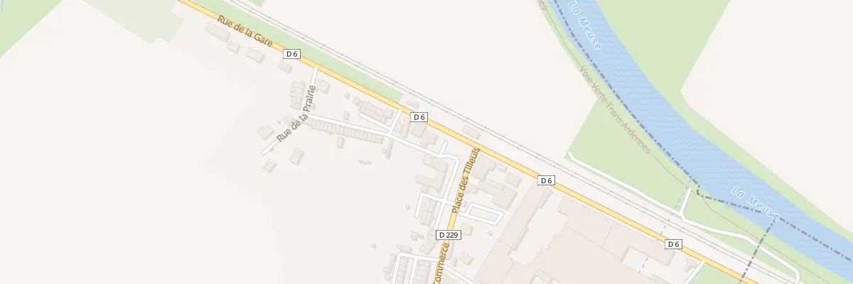Plan du 1 Rue de la Gare à Noyers-Pont-Maugis