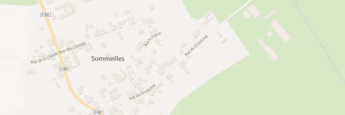 Plan du 13 Rue du Grand Pré à Sommeilles
