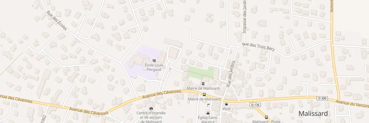Plan du 5 All des Cerisiers à Malissard