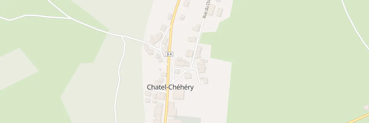 Plan du 3 Rue de la Coupe a Jean à Chatel-Chéhéry