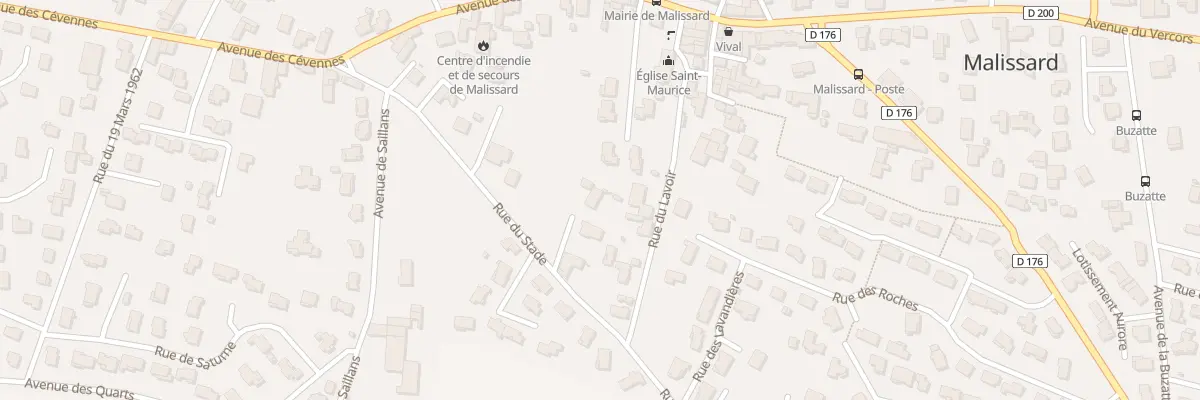 Plan du 19 Rue du Stade à Malissard