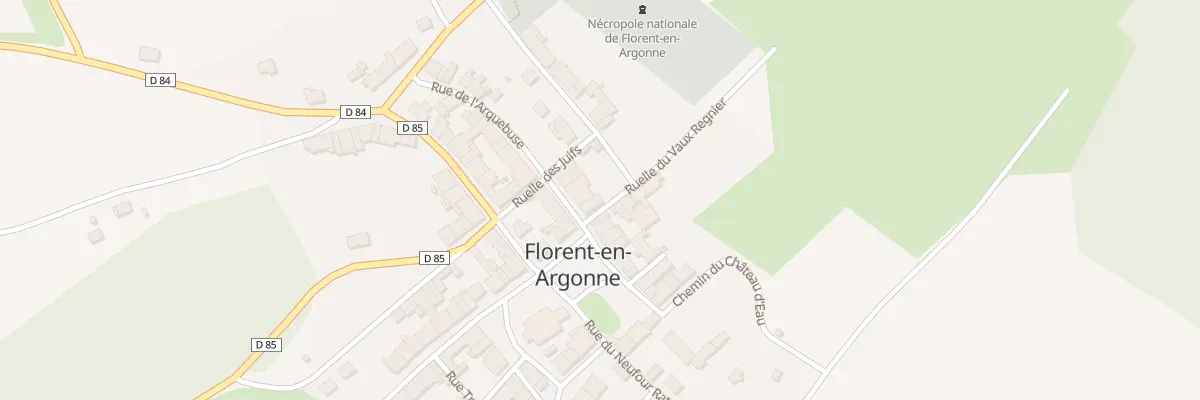 Plan du 1 Rle du Vaux Regnier à Florent-en-Argonne