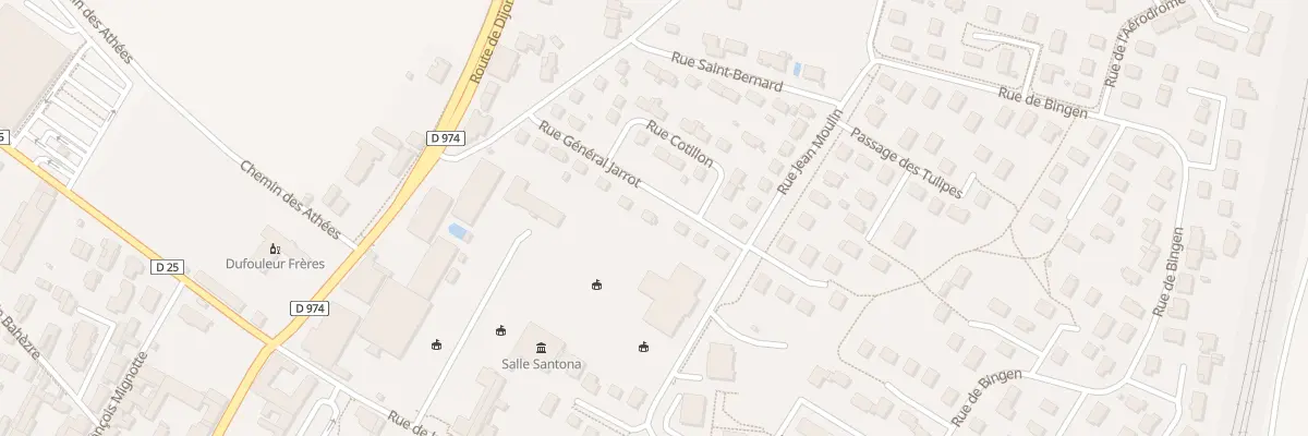 Plan du 14 Rue du Général Jarrot à Nuits-Saint-Georges