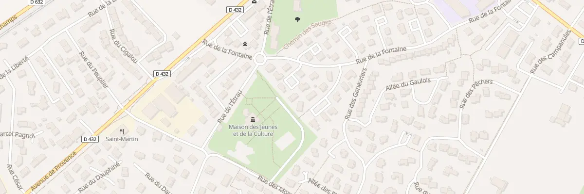 Plan du 5 All du Cédre à Saint-Marcel-lès-Valence