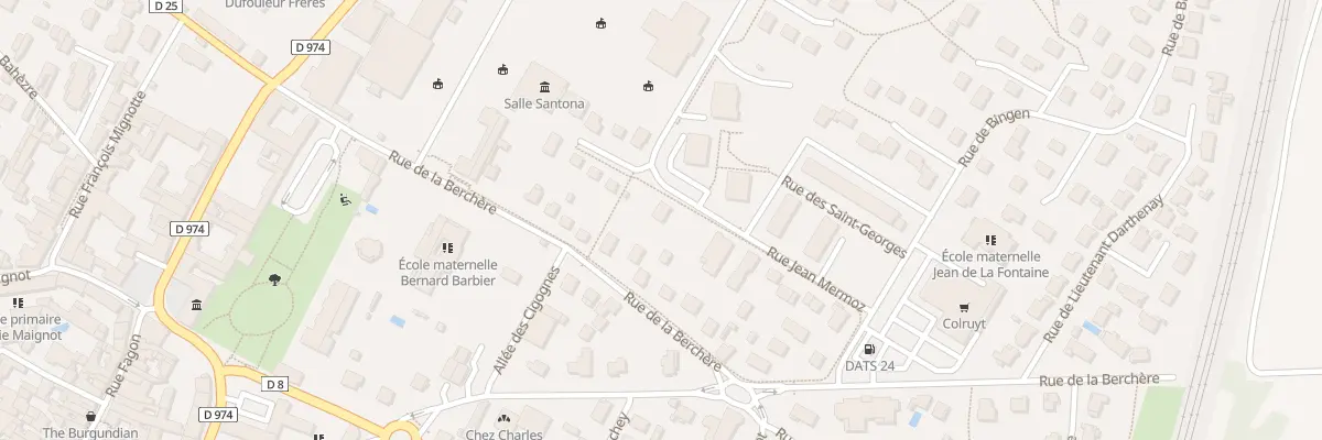 Plan du 17 Rue Jean Mermoz à Nuits-Saint-Georges