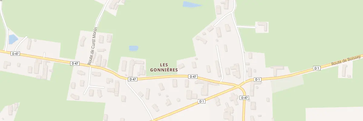 Plan du 589 Rte des Gonnieres à Chevroux