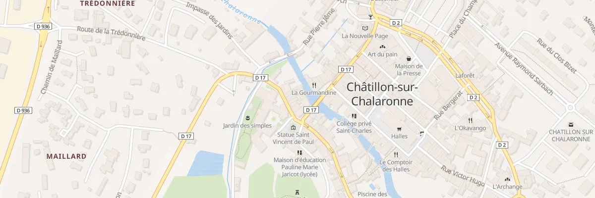 Plan du 30 Rue O D Johnson à Châtillon-sur-Chalaronne