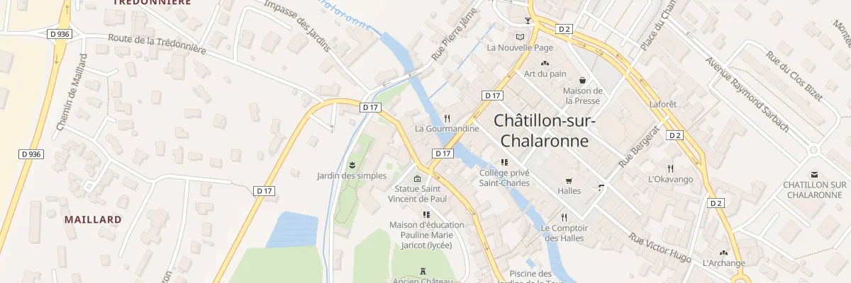 Plan du 20 Rue O D Johnson à Châtillon-sur-Chalaronne