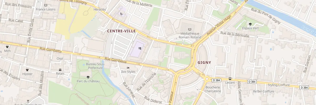 Plan du 84 Rue Marechal de Lattre de Tass à Saint-Dizier