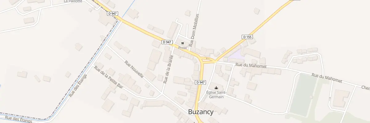 Plan du 3 Rue de la Gare à Buzancy