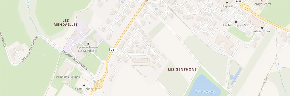 Plan du 15B Imp Mesanges à Châteauneuf-de-Galaure