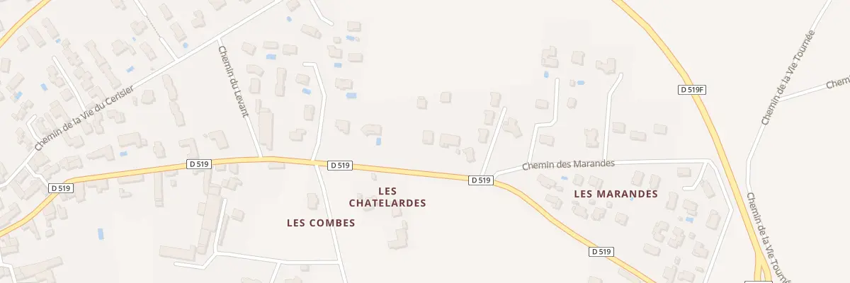 Plan du 646 Rte Départementale 519 à Jarcieu