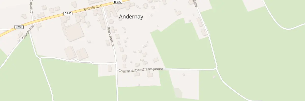 Plan du 7 Che de Derriere Les Jardins à Andernay