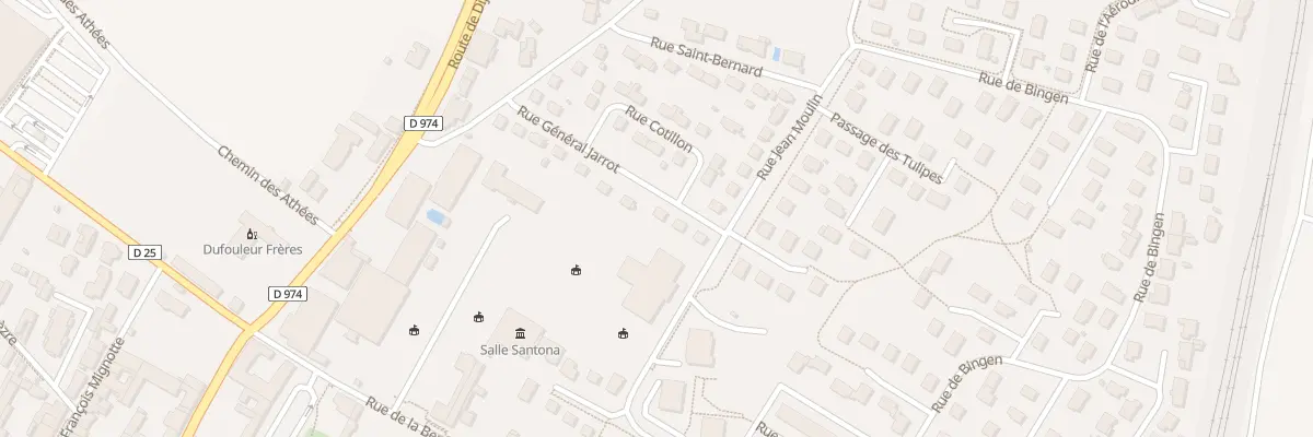 Plan du 16 Rue du Général Jarrot à Nuits-Saint-Georges