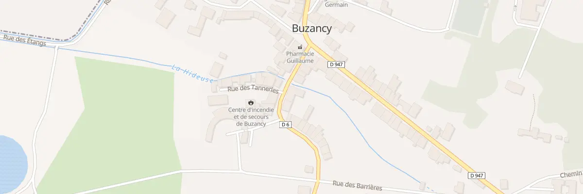Plan du 9 Rue du Chateau à Buzancy