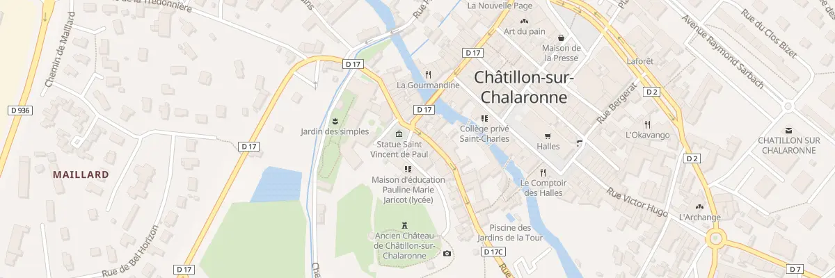 Plan du 10 Rue Barrit à Châtillon-sur-Chalaronne