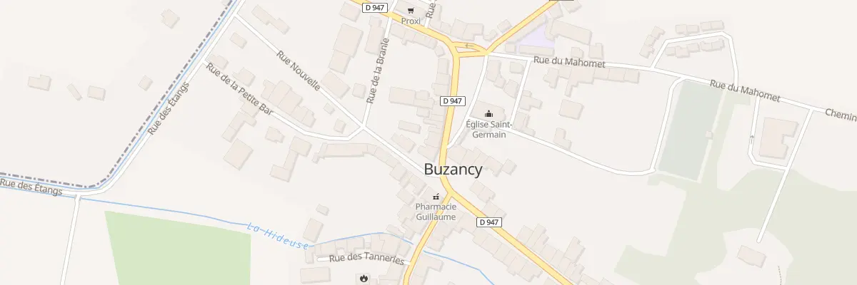 Plan du 1 Rue Charles Coffin à Buzancy