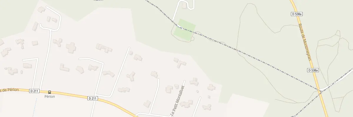 Plan du 101 Che du Petit Montalivet à Montéléger