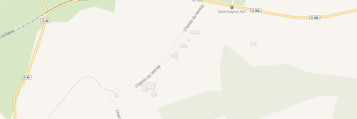 Plan du 174 Che du Vernay à Montseveroux