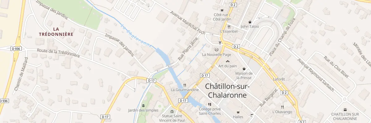 Plan du 81 Rue Pierre Jême à Châtillon-sur-Chalaronne