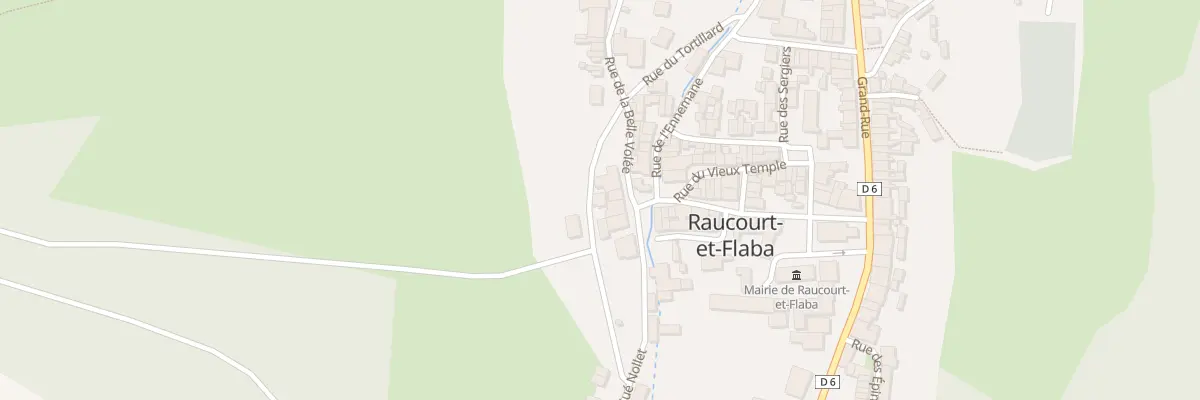 Plan du 5442 Rue de la Belle Volee à Raucourt-et-Flaba