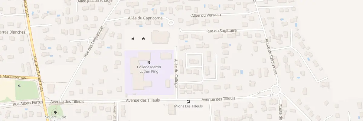 Plan du 8 All Prosper Mérimée à Mions