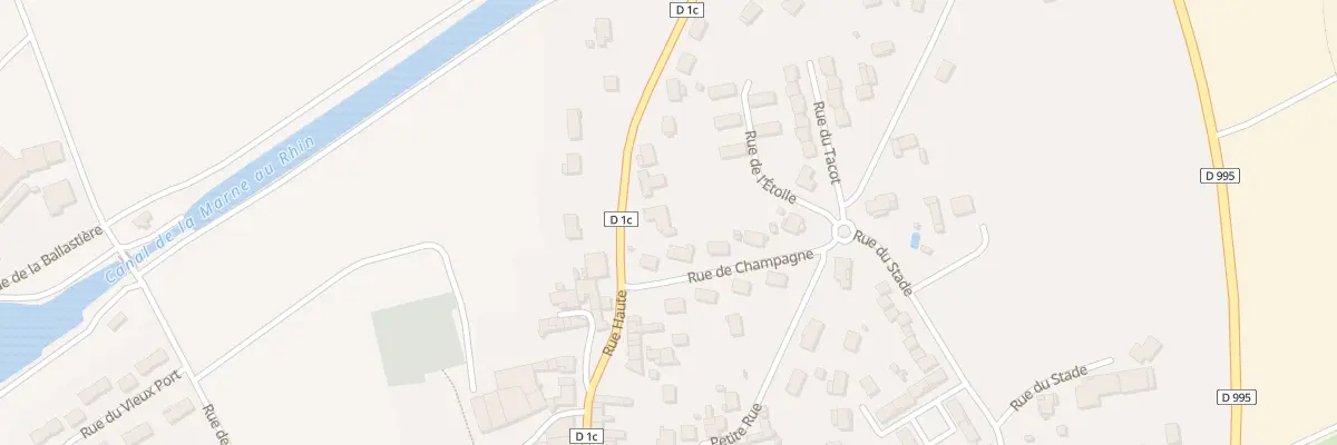 Plan du 234 Rue Haute à Contrisson