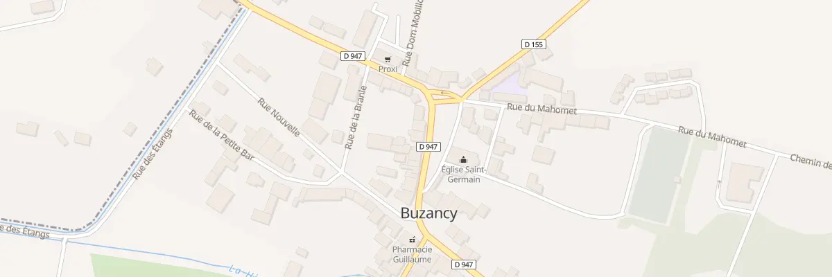Plan du 13 Rue Charles Coffin à Buzancy