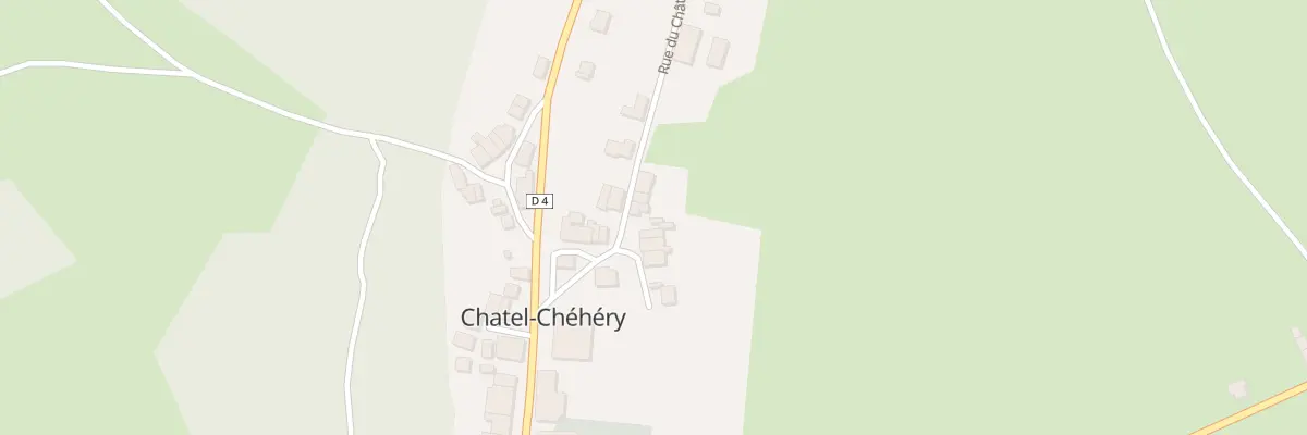 Plan du 10 Rue de la Coupe a Jean à Chatel-Chéhéry