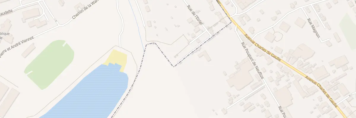 Plan du 39 Rue de l’Etrier à Sedan