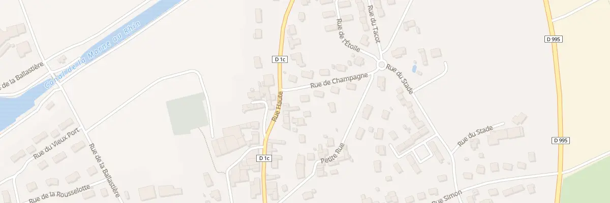 Plan du 22 Rue de Champagne à Contrisson