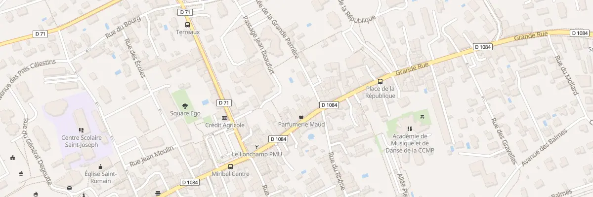 Plan du 1243 Grande Rue à Miribel