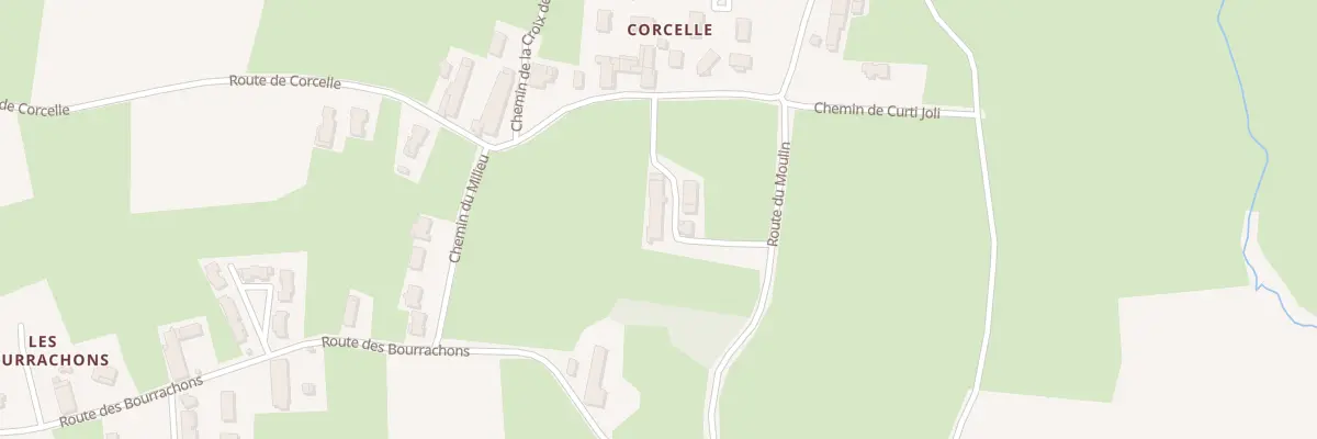 Plan du 758 Rte de Corcelle à Gorrevod