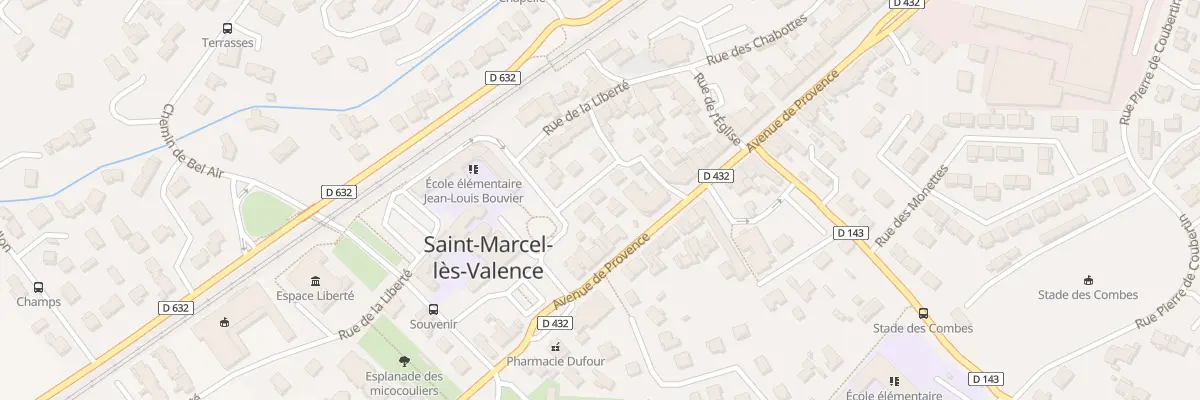 Plan du 4 Rue du Square à Saint-Marcel-lès-Valence