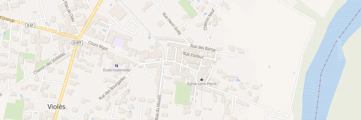 Plan du 4 Rue Pasteur à Violès