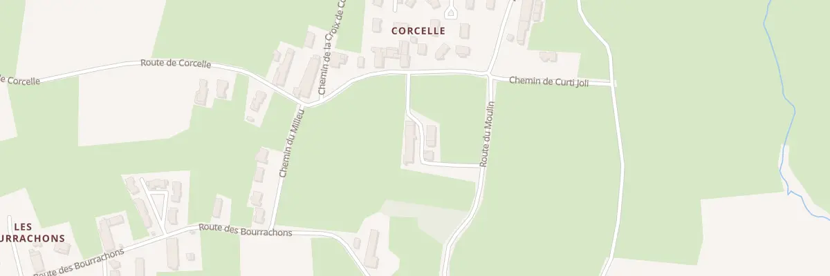 Plan du 5030 Corcelle Hameau à Gorrevod