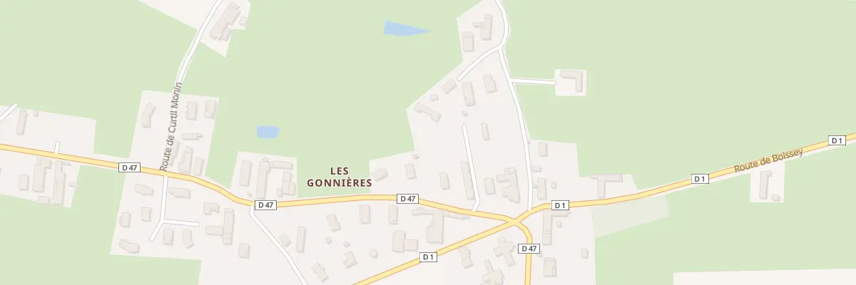 Plan du 639 Rte des Gonnieres à Chevroux