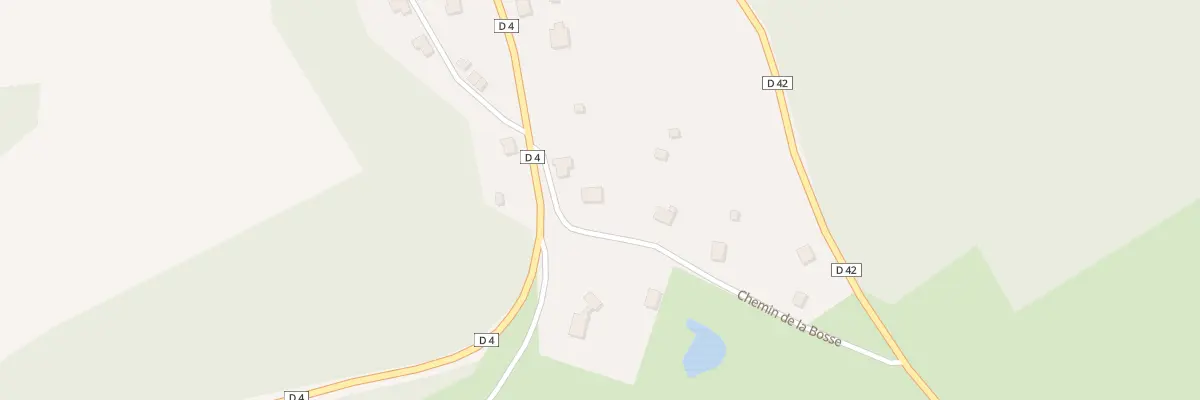 Plan du 5 Che Rural de la Bosse à Chatel-Chéhéry