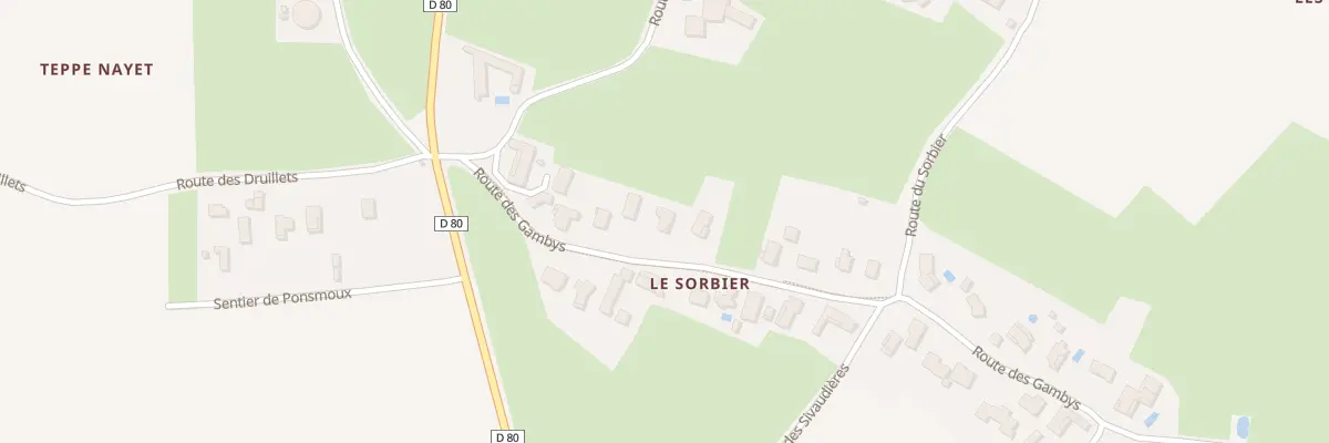 Plan du 157 Rte des Gambys à Saint-Cyr-sur-Menthon