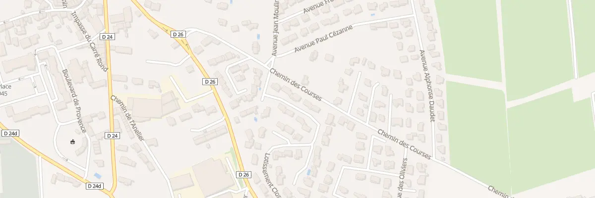 Plan du 3 Lot Clos St Roch à Cabannes