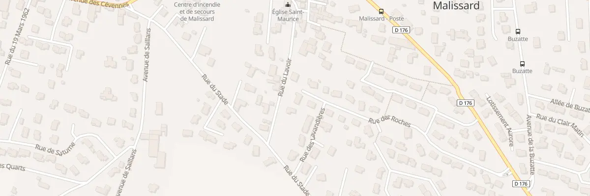 Plan du 11 Rue du Lavoir à Malissard